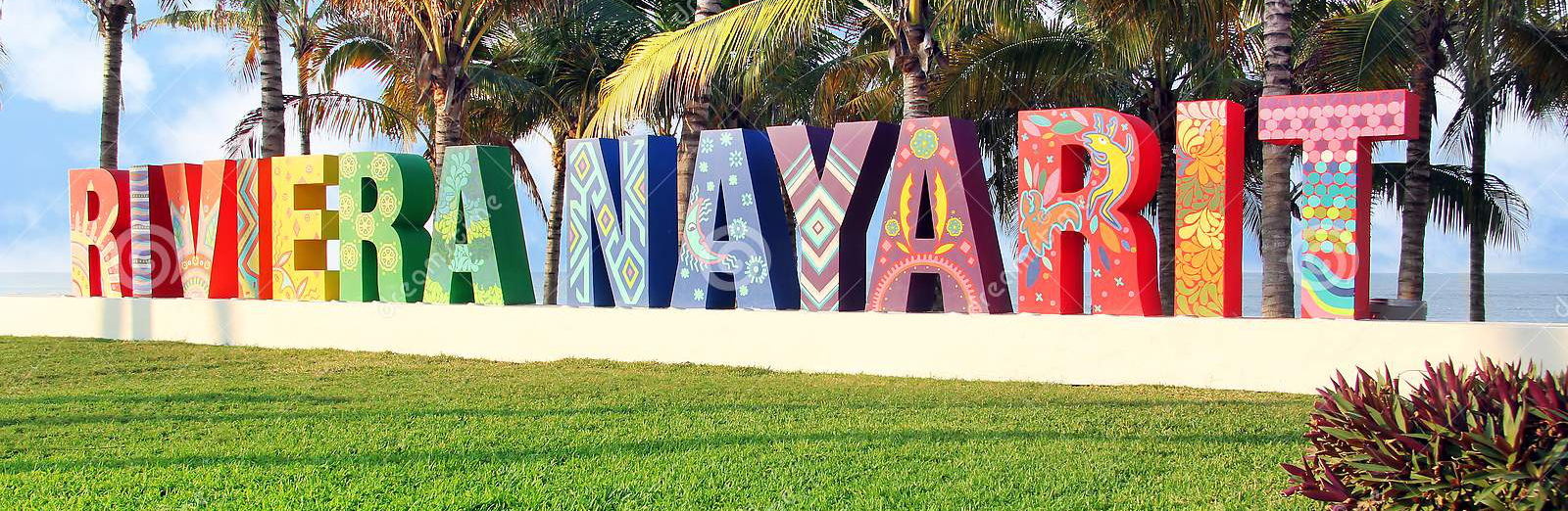 Riviera Nayarit Mexico colorful sign